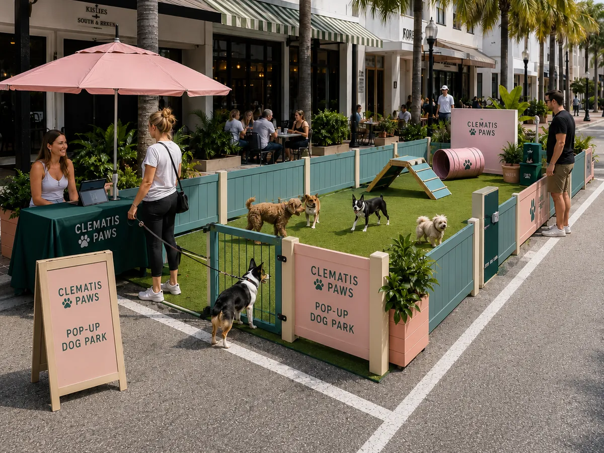 PARK(ing) Day pop-up activation concept rendering